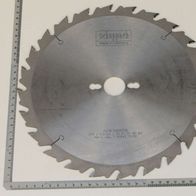 Scheppach Kreissägeblatt mit 24 Zähnen, Durchmesser 270 mm, Artikelnummer 53000706. Das Blatt wird von oben gezeigt.