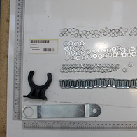 Scheppach-Schraubenbeutel mit Muffenmuttern, Bolzen und Schraubenzugvorrichtung