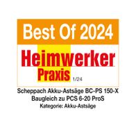 Akku-Astsäge Scheppach BC-PS 150-X mit Heimwerker-Baugleichheit zu PCS 6–20 ProS, ausgezeichnet in Heimwerkspraxis 2024