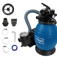 Pool-Sandfilteranlage mit Zubehör für Scheppach PSFA26 (DIY) – inkl. Filterbecher, Schläuche und Befestigungselemente