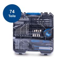 Mobile Werkzeugset mit 74 Teilen für Scheppach-Atelier Mobile C-CDTB74/1-X