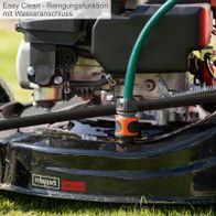 Wasseranschlussfunktion für Reinigungsaufsatz an Scheppach-Maschine, 46 cm Schärfdurchmesser