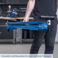 Kompatibles Untergestell für leichten Transport mit praktischen Halterungen