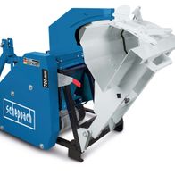 Scheppach-Wippensäge mit 700-mm-Schnittbreite, Motorantrieb und Gelenkwelle