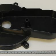 Schutzgehäuse 255x180x260 von Scheppach, Ansicht von oben. Das Gehäuse ist schwarz und hat eine ovale Form mit mehreren Befestigungspunkten.