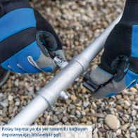 Modulare Schaftverlängerung für ergonomisches Tragen und Platzierung beim Einsatz