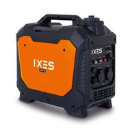 Der Inverter Stromerzeuger IX-IVG-3500 IXES von Scheppach mit 3200 Watt Leistung. Ausgestattet mit Eco-Modus, Überlastschutz und verschiedenen Anschlüssen für DC und AC. Ideal für zuverlässige Stromversorgung unterwegs.