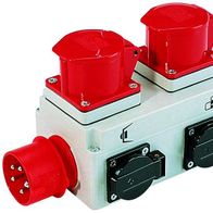 Einschaltautomatik 400V von Scheppach, Ansicht von vorne.