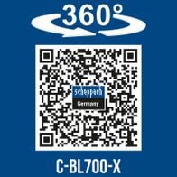 360°-Drehfunktion für einfache Bedienung des Akku-Laubbläsers C-BL700-X