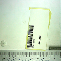 Passfeder 5x5x22, intern_53220109, von oben gesehen.