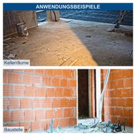 Der Bautrockner DH8000x von Scheppach eignet sich ideal für den Einsatz in Kellerräumen und auf Baustellen. Er ist robust und zuverlässig, um Feuchtigkeit effektiv zu entfernen.