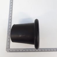 Gummidämpfer Ø79 von Scheppach, Ansicht von der Seite, Länge ca. 10 cm.