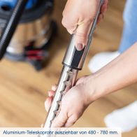Ausziehbares Teleskoprohr für Schlauch, Länge 480–780 mm