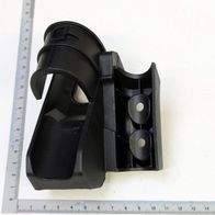 Halter von Scheppach, Ansicht von der Seite, mit Messskala zum Größenvergleich.