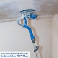 Scheppach Wand- und Deckenschleifer mit 710-Watt-Motor für schnellen Arbeitsfortschritt