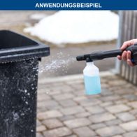 Scheppach-Sprühflasche mit integriertem Sprühnebel für präzise Anwendung