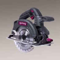 Die Akku-Handkreissäge GO-HKS165BL gomag verfügt über eine maximale Drehzahl von 5200 U/min und eine Sägeblattgröße von 165 mm mit 24 Zähnen. Sie ist mit einem AWT-Sägeblatt ausgestattet und hat eine Schnittiefe von 1,6 mm bei 90 Grad.