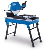 Scheppach Steintrennmaschine mit Arbeitsplatte und Wasseranschlusssystem für präzise Schnitte