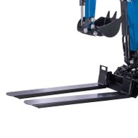 Fahrzeugaufsatz mit Schaufel- und Gabelaufsatz für Scheppach-Gabelstapler