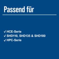 Scheppach-HCE- und HPC-Serien mit SHD110, SHD135 und SHD180 als passende Produkte