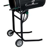 Rollsieb GM-RS 350 Gartenmeister von Scheppach, seitliche Ansicht mit Motor und Sieb.