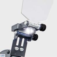 Der Doppelschleifer SM150L von Scheppach verfügt über eine LED-Beleuchtung für präzises Arbeiten.