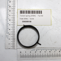 Scheppach-Torsionsfeder (Teil 89) mit Beschriftung und Barcode