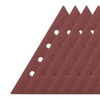 Dreieckiges Schleifpapier mit perforierten Mustern für präzise Bearbeitung, Satz aus 10 Stück