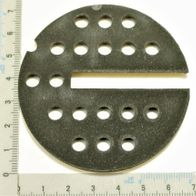 Scheppach-Tischeinlage mit Bohrungen für Befestigung, Ø70