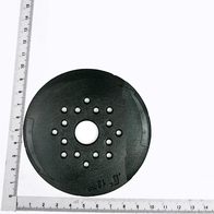 Skala mit Lochmuster für Tischeinlage mit 18 mm Innendurchmesser, 100 mm Durchmesser