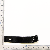 Gewebeband mit zwei Löchern für Befestigung, Maßband zur Orientierung