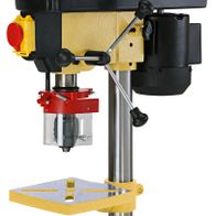 Bohrmaschine b t13 scheppach Schweiz - 230V 50Hz 350W, Ansicht von der Seite.