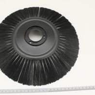 Scheppach Rundbürste mit Bürstenkranz für maschinelle Reinigung, Rundform mit zentralem Halter