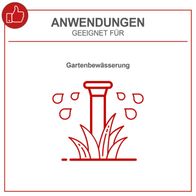 Die Regenfasspumpe RBP350 von Scheppach eignet sich ideal für die Gartenbewässerung. Sie fördert bis zu 5500 Liter und hat einen Pumpendruck von 1,1 bar. Die 2-in-1-Funktion macht sie vielseitig einsetzbar.