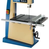 Bandsäge Basato 3-h vario von Scheppach, Vorderansicht.