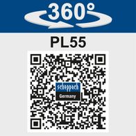 Scheppach Tauchsäge PL55 mit 360°-Drehfunktion und 2x700-mm-Führungsschiene