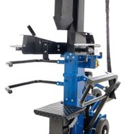 Holzspalter mit höhenverstellbarer Arbeitsplatte und hydraulischem Antrieb für präzise Spaltung