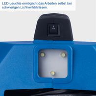 LED-Beleuchtung für besseres Arbeiten bei schlechten Lichtverhältnissen