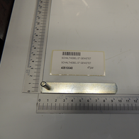 Genieteter Schalthebel (Scheppach, Modell 40510040) mit Beschriftung