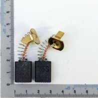 Scheppach-Kohlebürsten-Set mit zwei Bürsten und Federhalterungen für präzise Verbindung