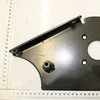 Scheppach-Anschraubplatte mit Bohrungen und Durchgangsloch für Montageanwendung
