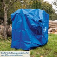 Die Scheppach Abdeckhaube bietet optimalen Schutz gegen alle Wettereinflüsse. Sie ist wasserfest und UV30-resistent, ideal für Wippkreissägen, Holzspalter und Grills. Maße: 1050 x 1200 x 1100 mm.