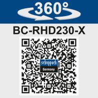 360°-Drehfunktion für präzise Bohrungen des Akku-Bohrhammers BC-RHD230-X