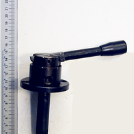 Verstellhebel kpl. von Scheppach, Ansicht von der Seite, Länge ca. 22 cm.