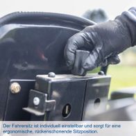 Ergonomische Sitzverstellung für rückenschonende Positionierung des Fahrersitzes
