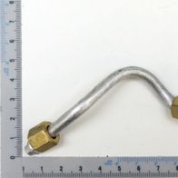 Aluminium-Luftleitung mit gebogenem Rohrstück und Anschlussstücken