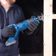 Scheppach-Werkzeug mit ergonomischem Griff und Sicherheitsfunktion für präzise Handhabung