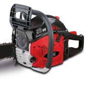 Benzin Kettensäge CSP5300 von Scheppach, 53cc, ProCut System, von der Seite gezeigt.