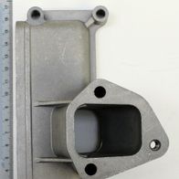 Ansaugbrücke von Scheppach, gezeigt von oben mit Maßstab zur Größenveranschaulichung.