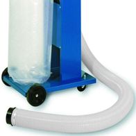 Absauganlage Woova 3.0 scheppach exclusive von der Seite gezeigt.